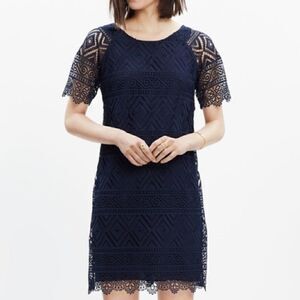 Madewell
 blue Lace Lyric Dress